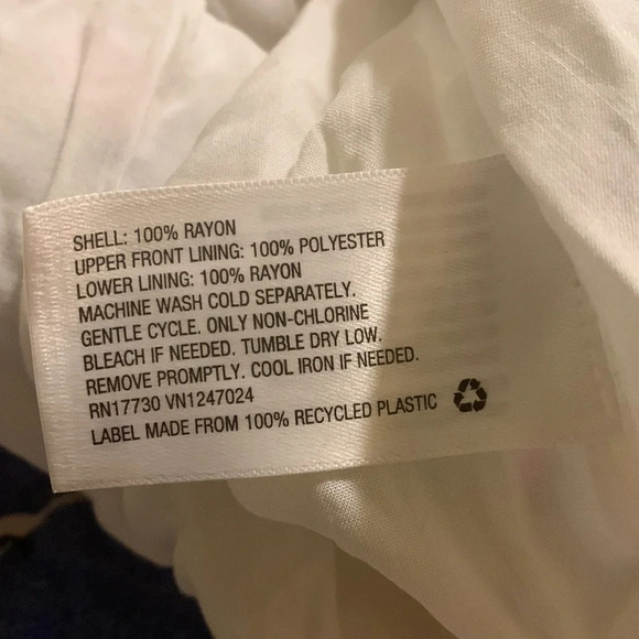 RIXO for TARGET Floral Mock Neck Cascade Ruffle Dress in White - Picture 8 of 8